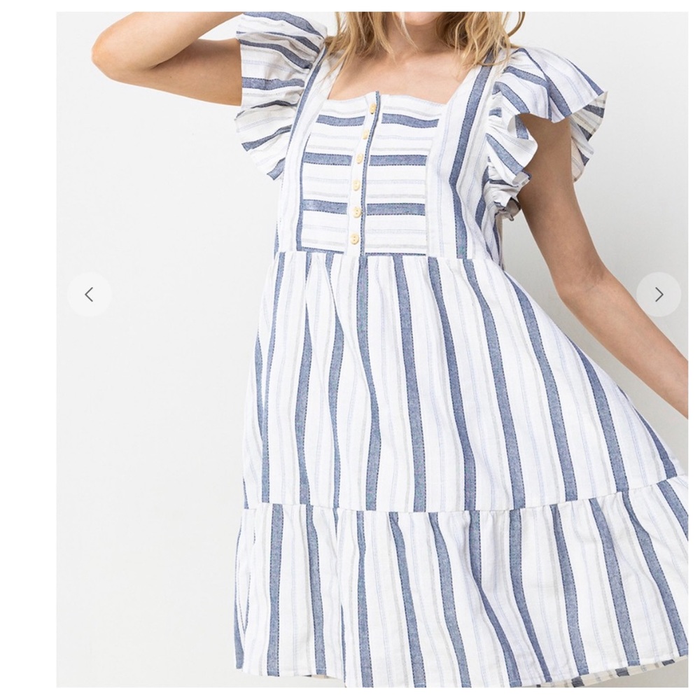 04 Boho Striped Tiered Dress
